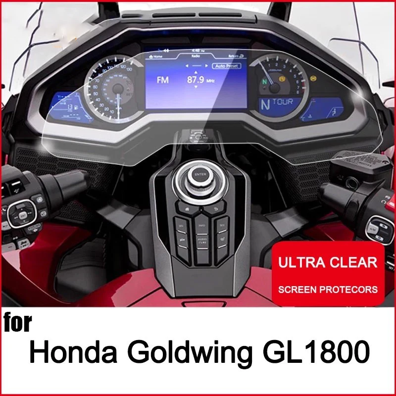 

Для Honda Goldwing GL1800 спидометр, защитная наклейка от царапин, пленка премиум-класса для светового кластера, экрана, защита от царапин, простая установка