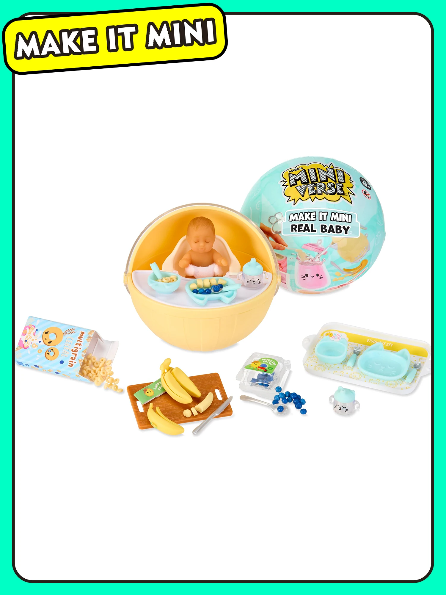 Baby Food Under 1 Year - MINI VERSE REAL BABY Seria żywności