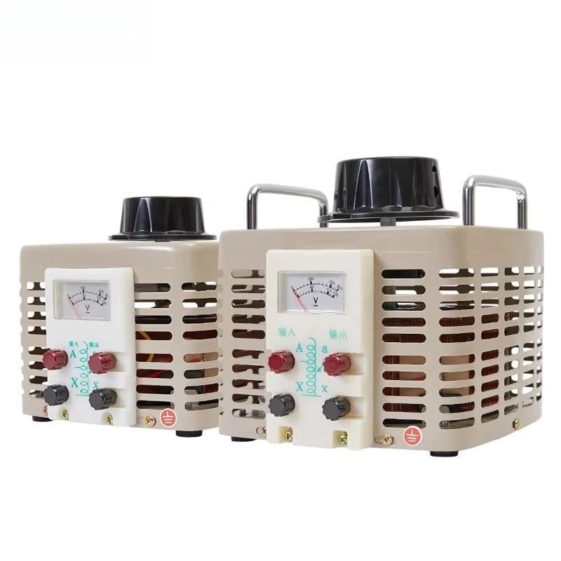 TDGC2-500/1k/2k/3kW 수동 전압 조정기 - 순수 구리 권선 |   출력 0-250V 조절 가능