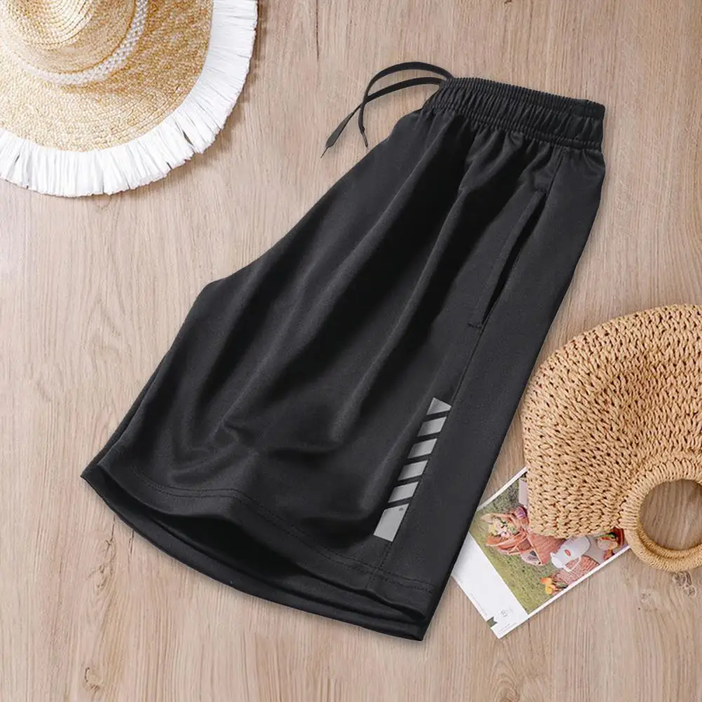 Pantalones cortos de entrenamiento para hombre, Shorts informales de secado rápido con bolsillos y cremallera, para gimnasio, Fitness, verano, 2022