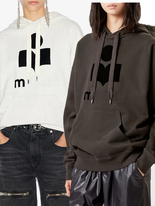 

Spring 2026 Women's Classic Logo Letter Fce Cotton Hoodie Loose Fit Comfortable Ladies Sweatirt Casual Streetwear