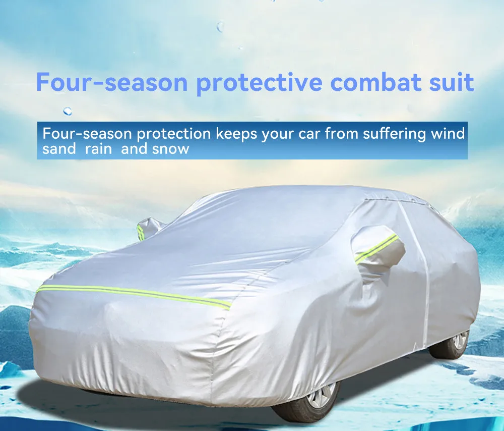 

Автомобильный чехол для Volkswagen Golf 7/6/New 8th Gen/Sportvan, защита от солнца и дождя, зимний утолщенный автомобильный чехол