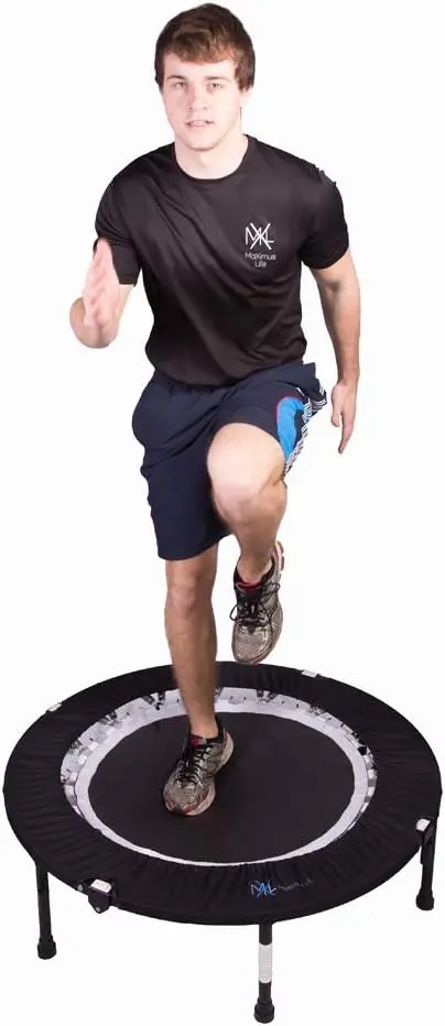 Life Bounce Indoor Mini Trampoline USA for Adults | Fun Way to Lose Weight and get FIT