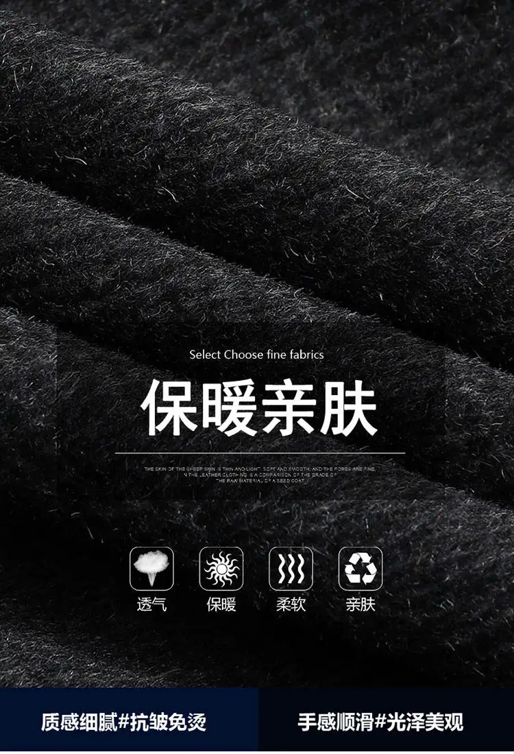 2026 new arrival winter removable down liner wool coat,mens fashion thicken warm parkas trench coat casual woolen jackets men