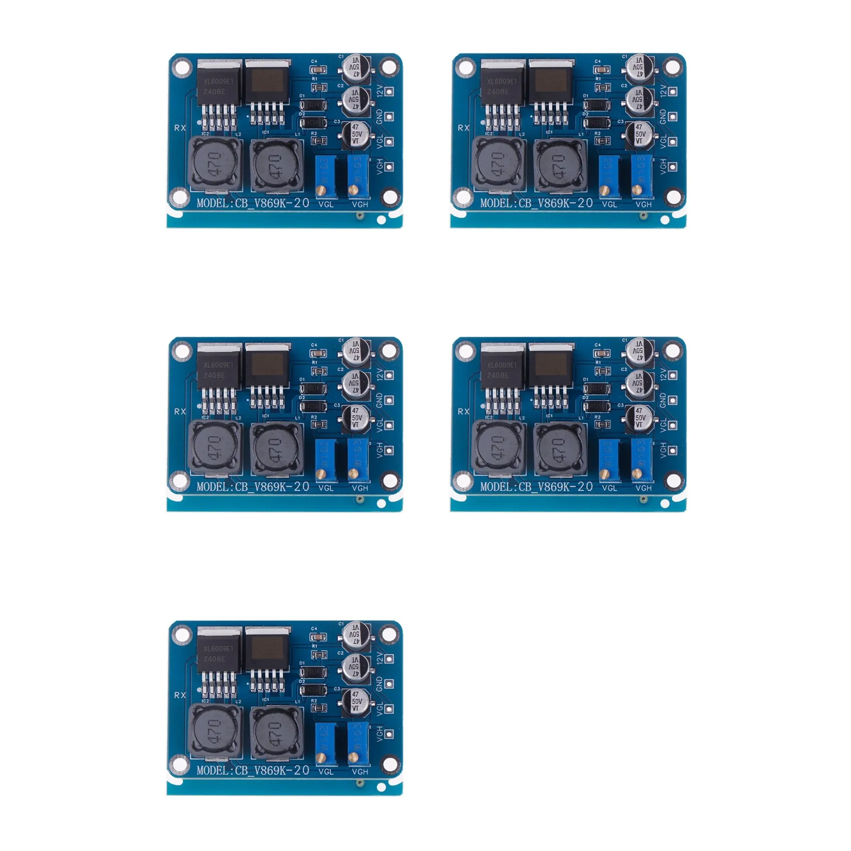 【RECOMENDAR】5X VGH VGL DC Module Repair LCD Panel Y Color Abnormal Horizontal Line LCD Screen Modification DC Module