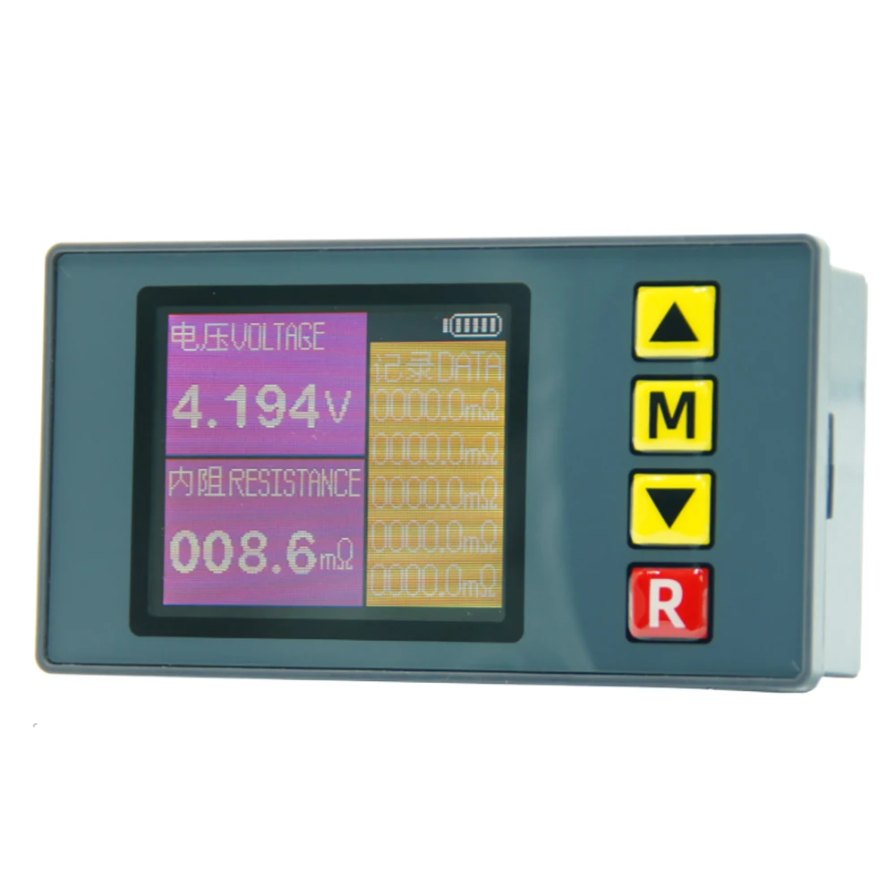 Imagem -02 - Tensão Resistência Interna Tester Detector ac Fios Voltímetro Ajustável Bateria Analyzer Ferramenta com Kelvin Clip Ts457 Dc5v