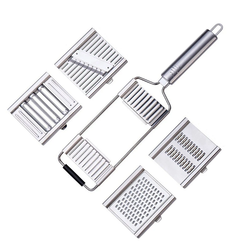 

Stainless Steel Hand Guard Vegetable Potato Radish Fries Multi-Function Grater Slicer Vegetable Cutter