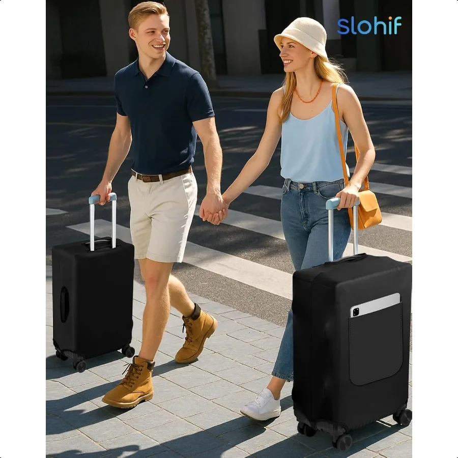 Lage Cover for Suitcase Tsa Appd Protector Lage Sleeve Suit Case Cover Travel Stretch Large Baggage Case Protective Washable Fi