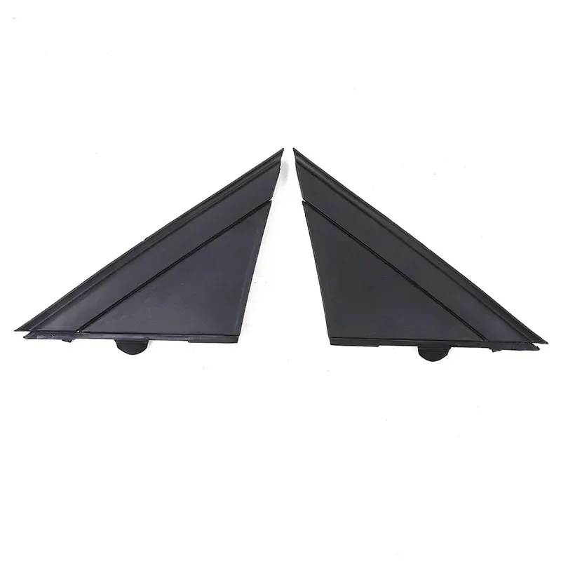 Suetlcoity para fiat 500 2010-2024 abs preto espelho retrovisor do carro lateral triângulo painel capa acessórios do carro