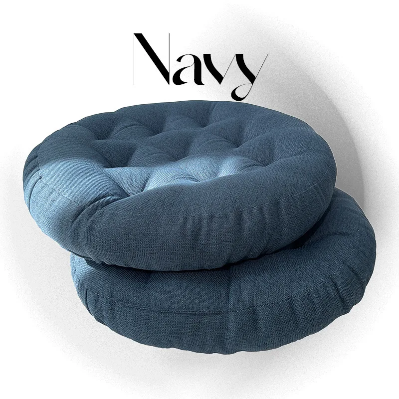 Pack of 2 pieces Thick Circular Seat Cushion Ultra Soft Breathable Seat Pad Office Chair Pad Soft Chair Sofa Seat Cushion