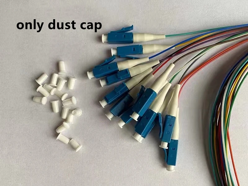 dust cap 1.25mm 1000pcs LC ceramic plug-in for optical fiber jumper LC dust plug optical fiber dust cap tail fiber dust cover