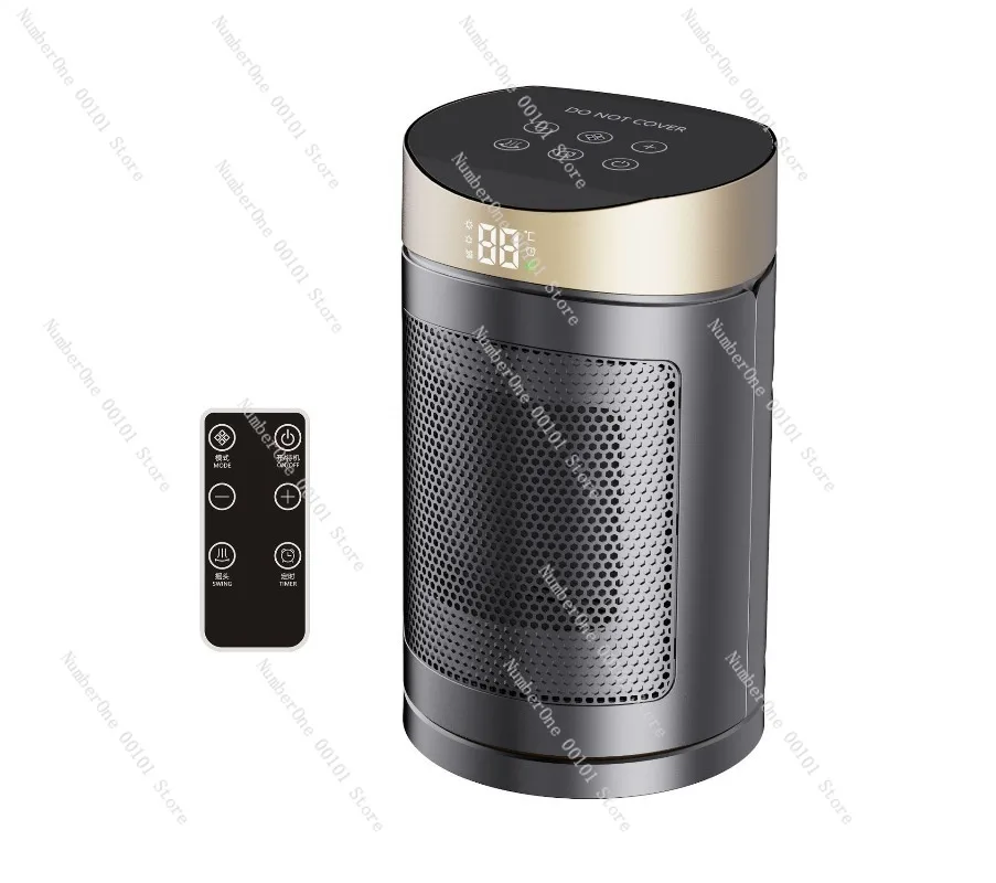 Heater for Home Use with Touch Screen Remote Control Desktop Electric Heater Small Sun Heater