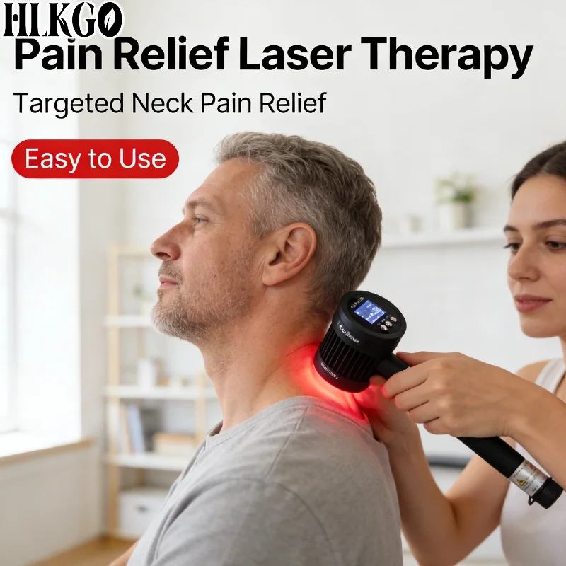 Medical Grade Class 4 3b 2500mW Cold Laser Therapy Machine 650nm 808nm LLLT for Pain Management Physiotherapy Care