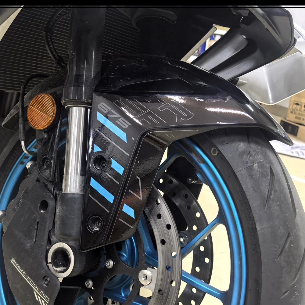 For 675SR-R 675SRR 675 SR R 675SR 2025 2026 Motorcycle Handguard Fairing Fender Fuel Tank Pad Sticker moto Decals