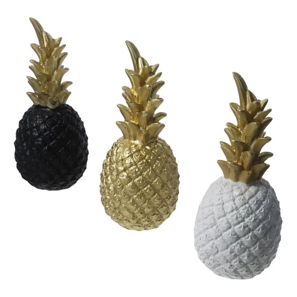 

Pineapple Pineapple Resin Decoration Pretty Resin White/Black/Gold Pineapple Craft Ornaments Home Decoration Ornaments Home