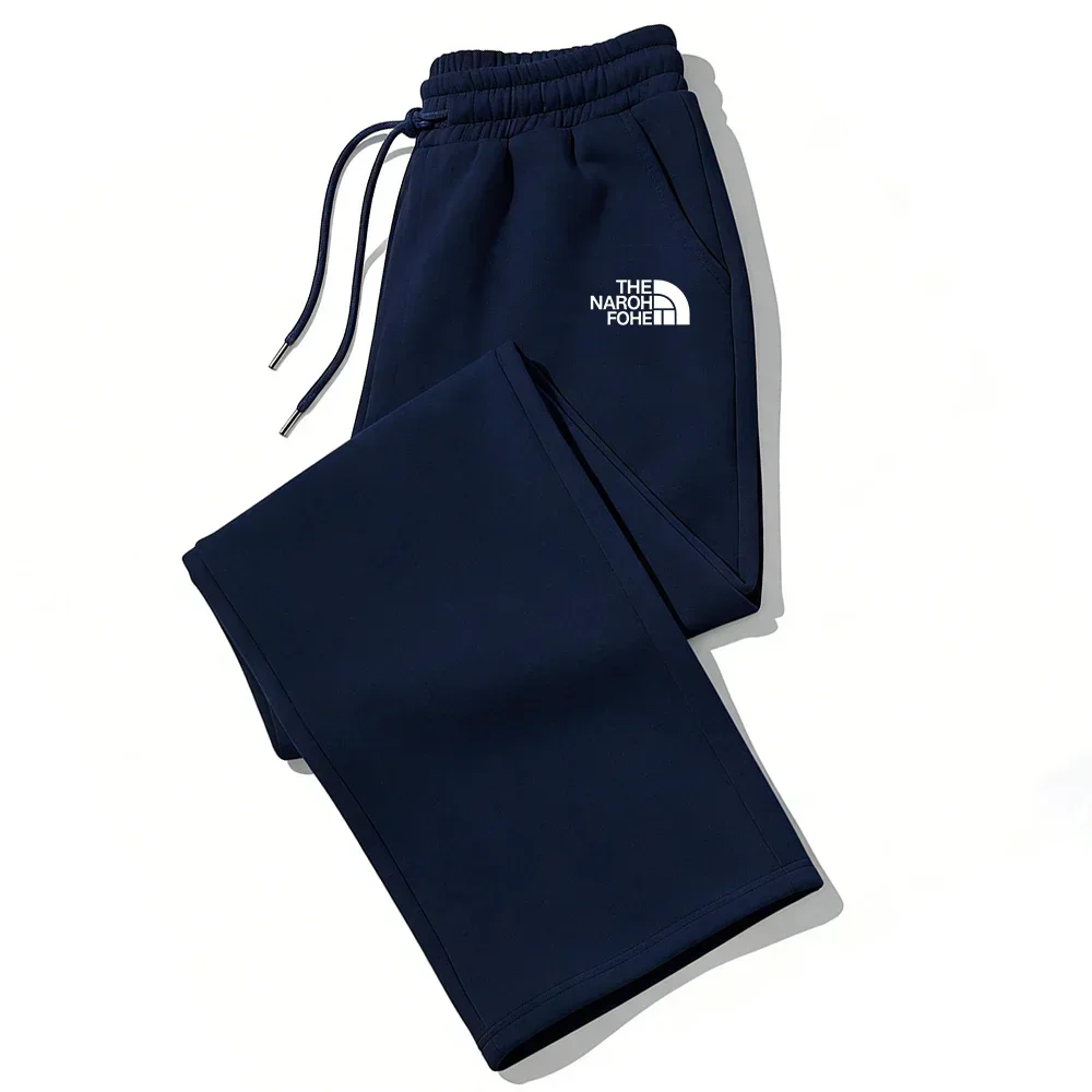 Hochwertige, bestickte Herren-Freizeit-Langhose, Unisex, für Herbst und Winter, Fitness-Jogginghose, bequeme Passform, Sporthose. – Detail 5