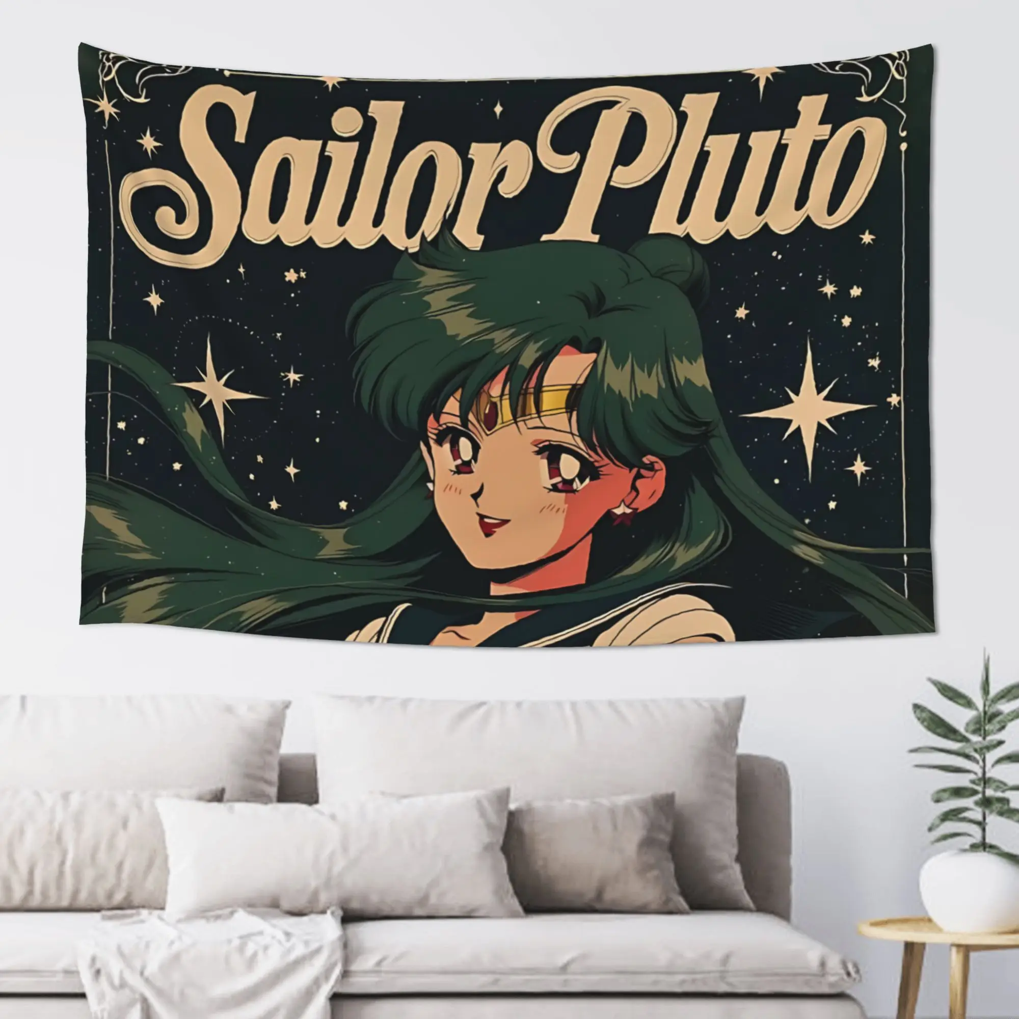 Cutecore Sailor Moons Tapestry Bedroom Decoration  Wall Hanging Blanket Tapestry Cool Stuff For Room