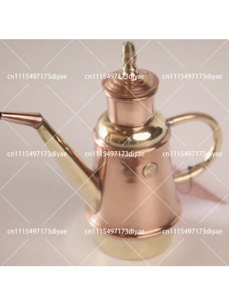 Commercial Pizza Oven Oil Dispenser - Handmade Copper Oil Pot for Bakeries Pizzerias