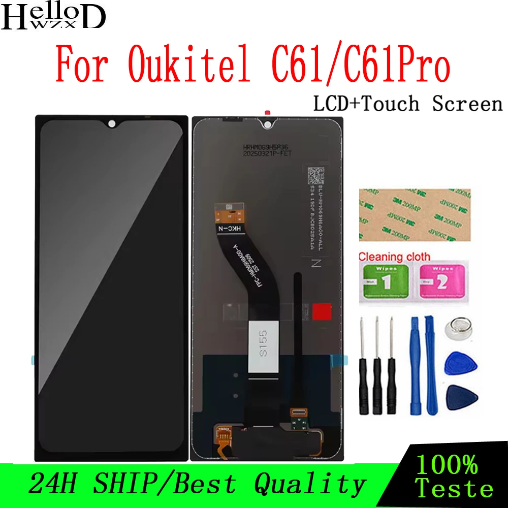 

Оригинальная замена сенсорного ЖК-дисплея Oukitel C61 C61 Pro