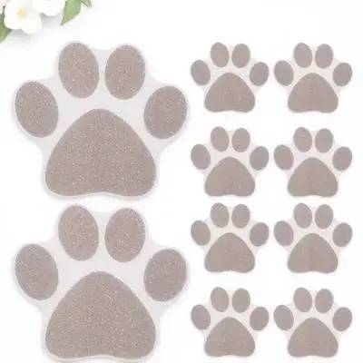 

10Pcs Anti-Slip Decorative Stickers Universal Fit Non-Slip Tub Stickers for Home Bathroom Floor Wall Adhesive Safety Pads