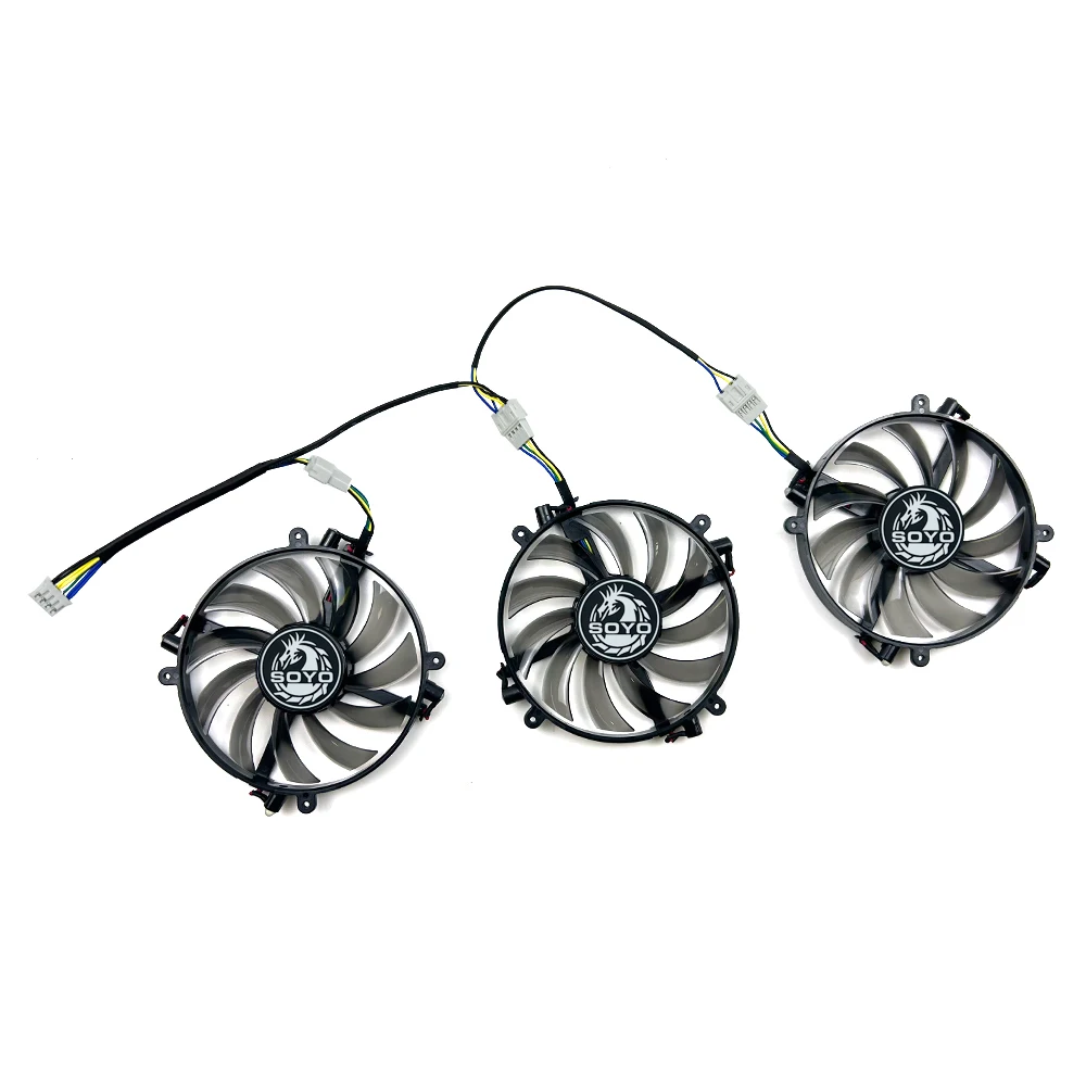 Cooling Fan 4pin FD7010H12D GTX1070TI GPU FAN For SOYO PNY GTX1070TI 1080 XLR8 GAMING video card fans