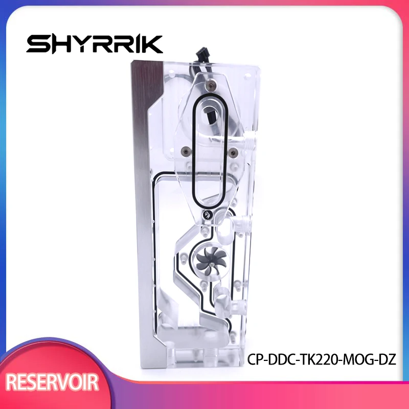 

Компьютерный акриловый квадратный резервуар для воды Shyrrik с водяным охлаждением, высокой прозрачностью, насосом и RGB-подсветкой CP-DDC-TK220-MOG-DZ