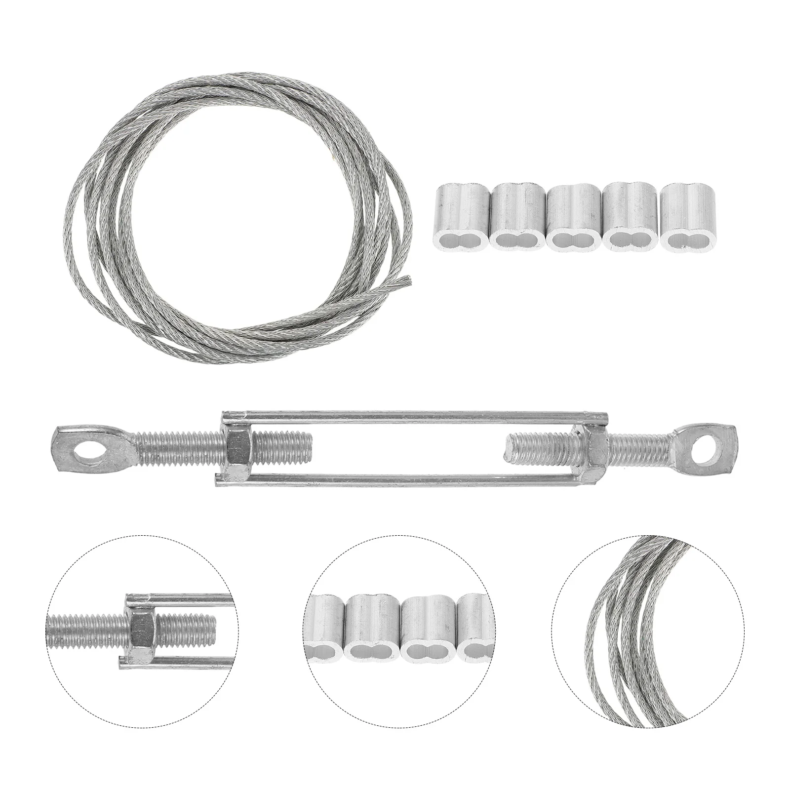 

Aluminum Buckle Durable Scaffold Accessory Silver Foldable Replacement Wire Fixing Replaceable Scaffold Accessory Part