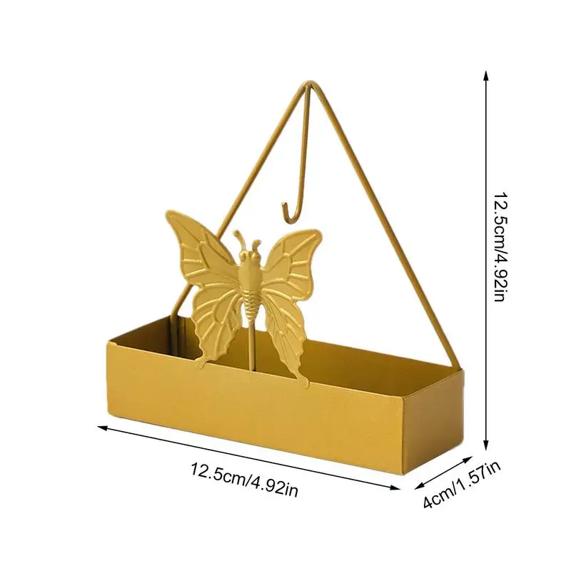 Креативный держатель для противомоскитной спирали, вертикальная подставка с бабочками, железная стойка для противомоскитного репеллента для дома и улицы