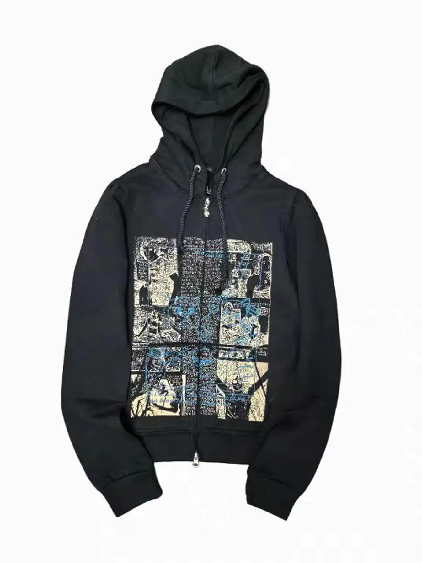

Hysteric Glamour Destory all monster comic skeleton zip hooded sweater