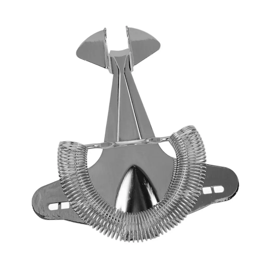 Preserve Taste 304 Stainless Steel Ice Filter Flexible Spring Fighter Plane Cocktail Strainer Beverage Strainer Bartenders