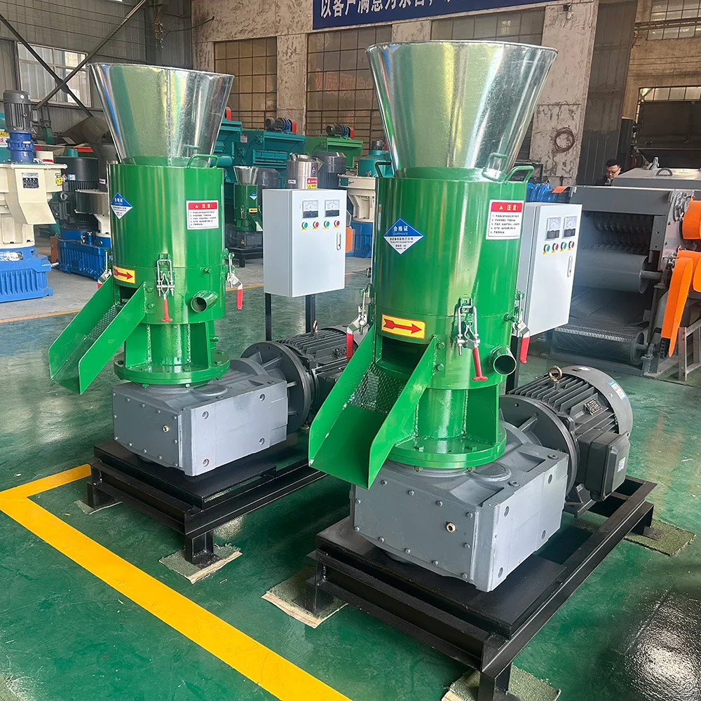 Mesin Pelet Flat Die Portabel dengan Motor Listrik Sempurna untuk Produksi Pelet di Bengkel Kecil, Pertanian, dan Rumah Pertanian