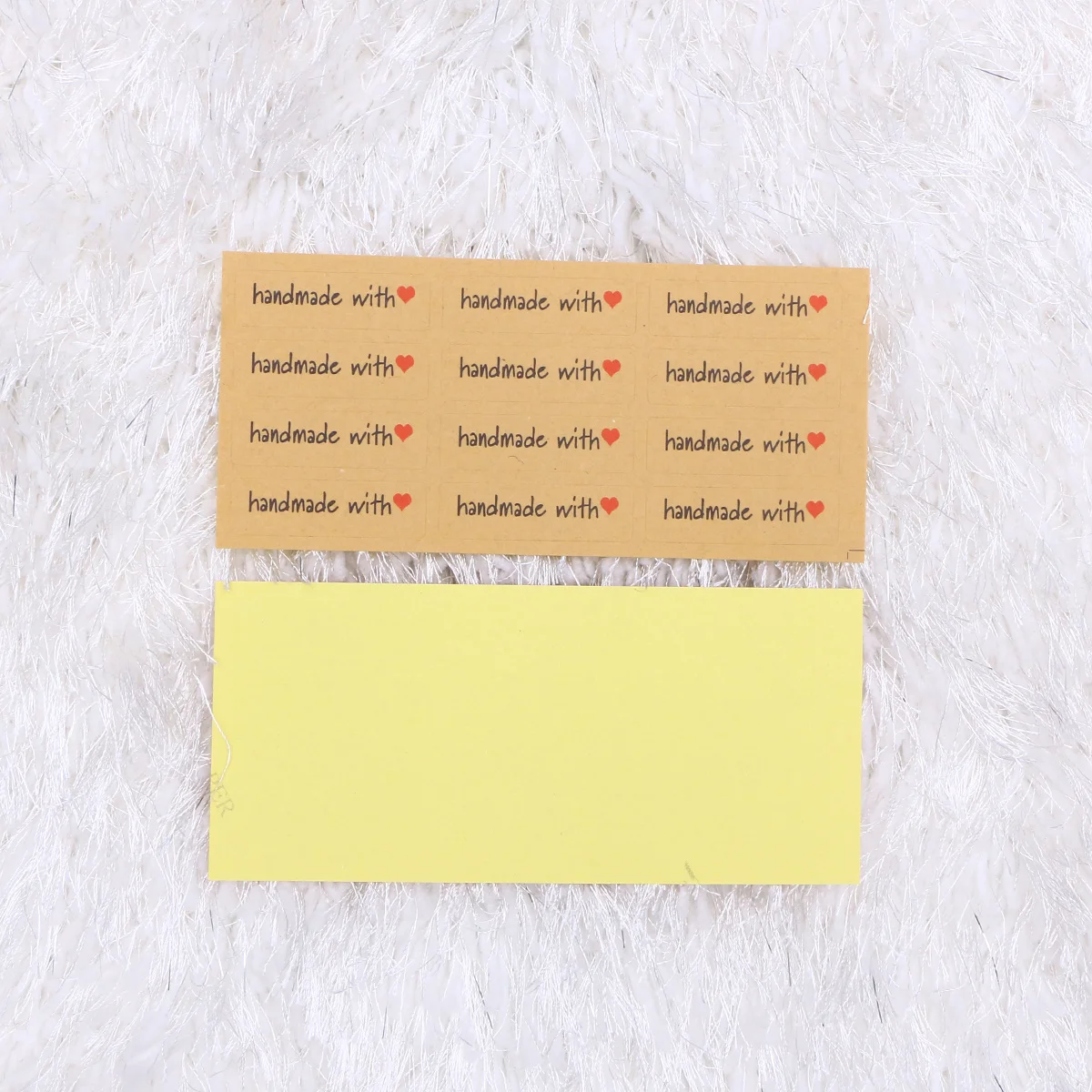 240pcs 20 Sheets Handmade With Love Sealing Labels Red Heart Shape Sticker Kraft Packaging Tape For Envelopes Diy Gifts