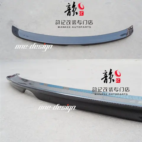 2013-2017 탄소 섬유 또는 FPR 후방 트렁크 윙 스포일러 뚜껑, 인피니티 Q70 Q70L 스포일러, 탄소 V 스타일 스포일러