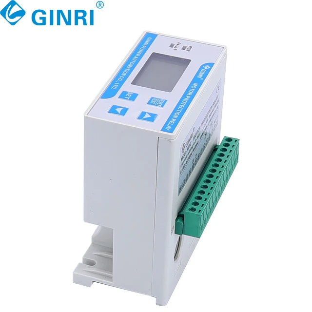 GINRI MDB-301 LCD Display 3-phase Current Motor Protector Overload/UnderLoad Protection Relay