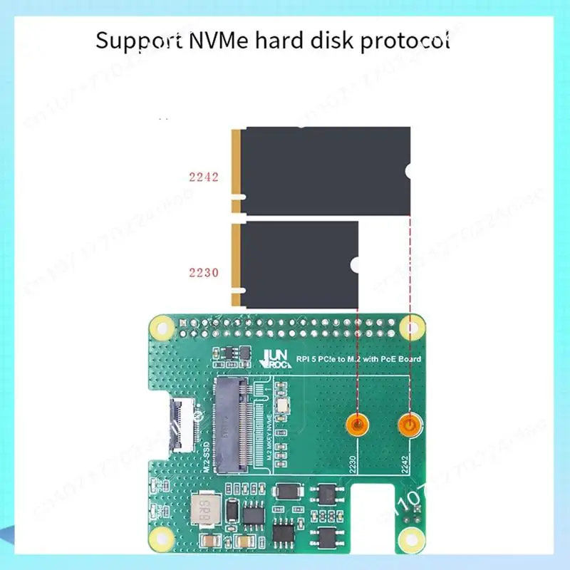 

A17Z для Raspberry Pi 5-интерфейс Pcie-M.2 с платой расширения блока питания Poe Ethernet, протокол Nvme HAT +