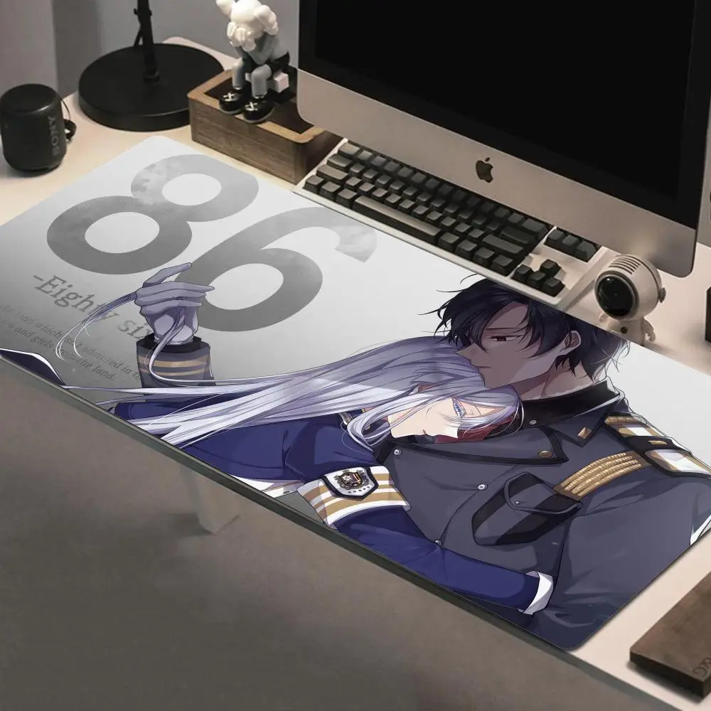 

Anime 86 Eighty Six Mousepad Large Gaming Mouse Pad LockEdge Thickened Computer Keyboard Table Desk Mat