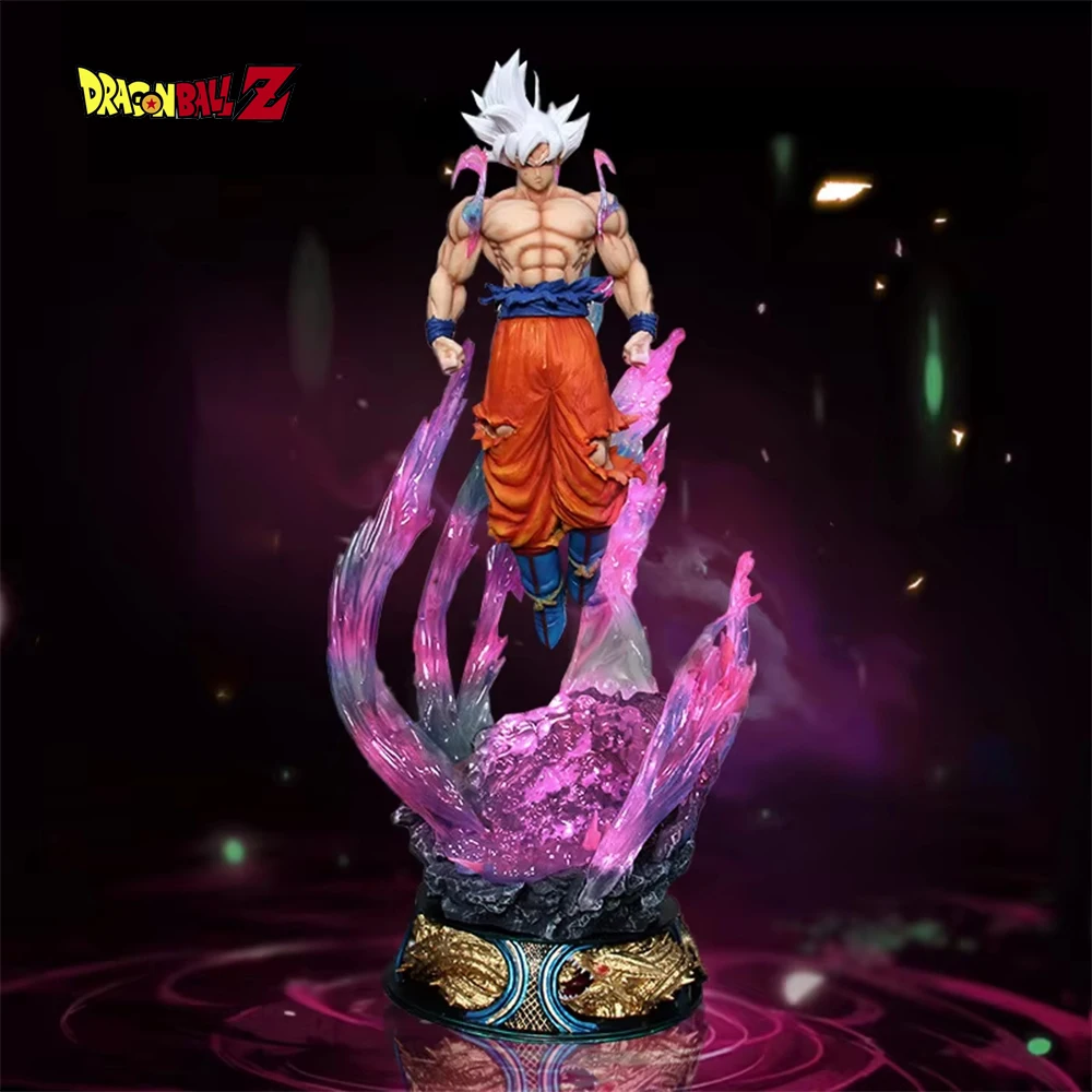 Dragon Ball Son Goku Anime Figure Ultra Instinct Series Super Saiyan Figurine Statue 25cm Pvc Model Ornament Collection Toy Gift