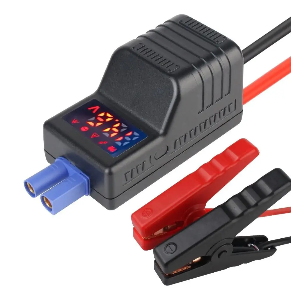 Anti Reverse Connection Car Power Starter Clip with EC5 Plug Connector Emergency Jumper Cable Clip 650A 12V