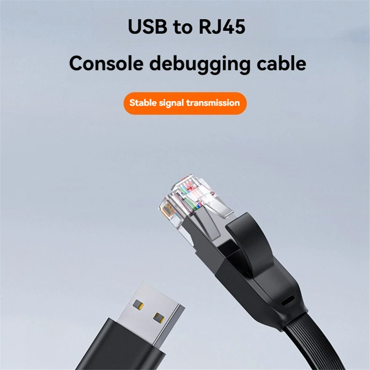 ADEGBO-محسن USB إلى كابل وحدة التحكم RJ45 RS232 محول مسلسل لأجهزة الكمبيوتر المحمول 300 سم