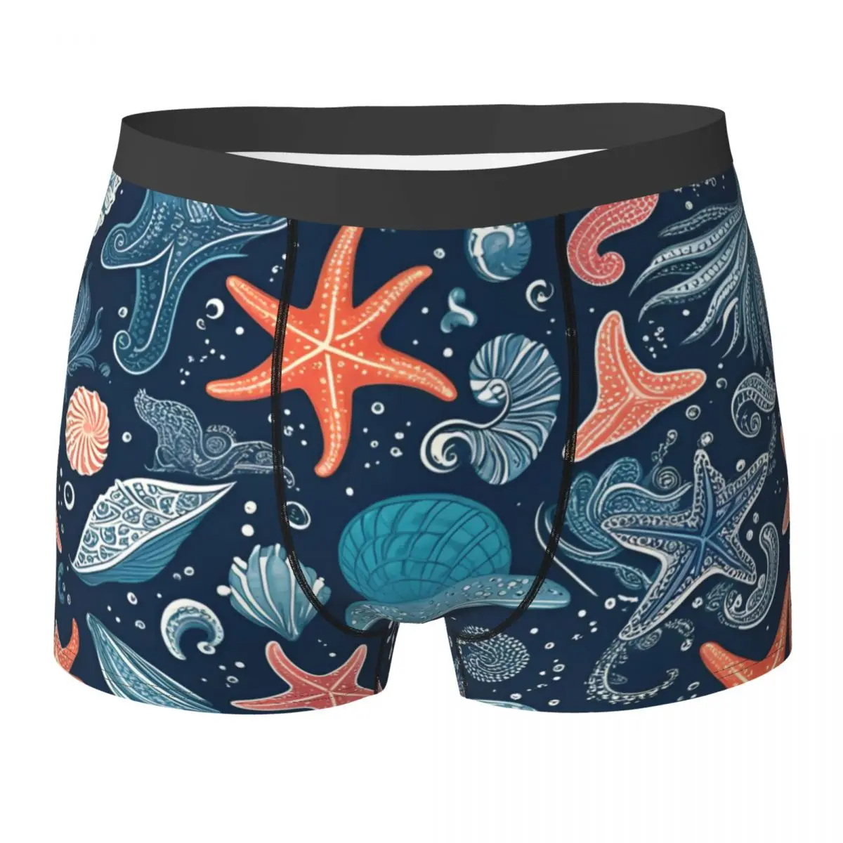 

Tropical Bird Underwear Ocean Men Shorts Briefs Classic Boxer Shorts Trenky Design Plus Size Underpants