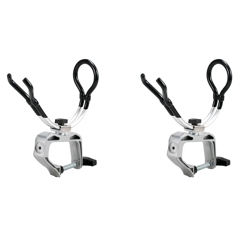 

2X Fishing Support Rod Holder Bracket Yacht Kayaking Yacht Fishing Tackle Tool 360 Degrees Rotatable Rod Holder.-AT20