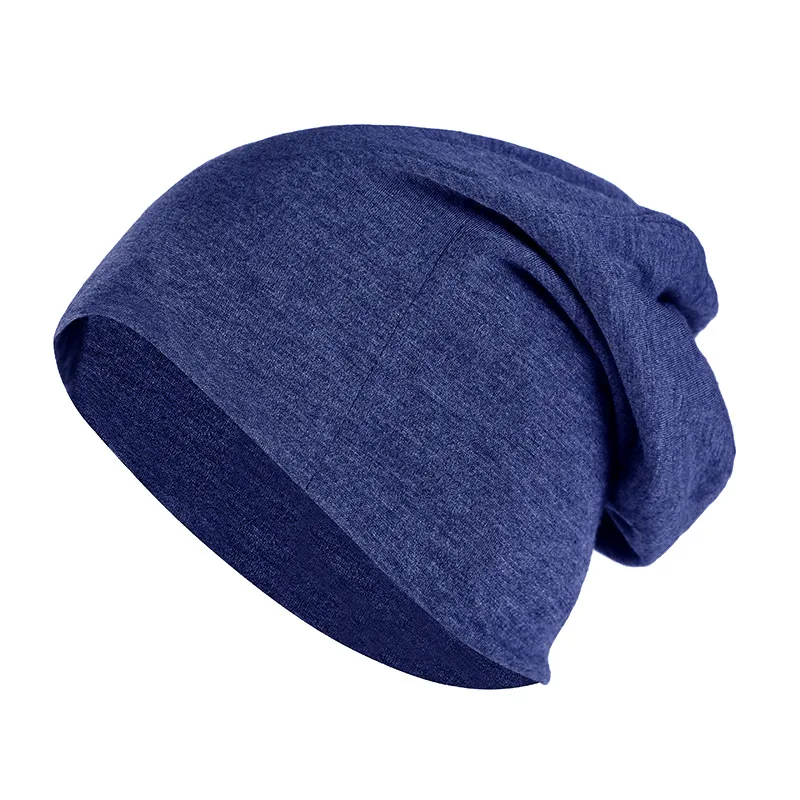 COKK – bonnet fin pour homme et femme, bonnet tricoté, noir, doux, style Hip Hop, été et automne