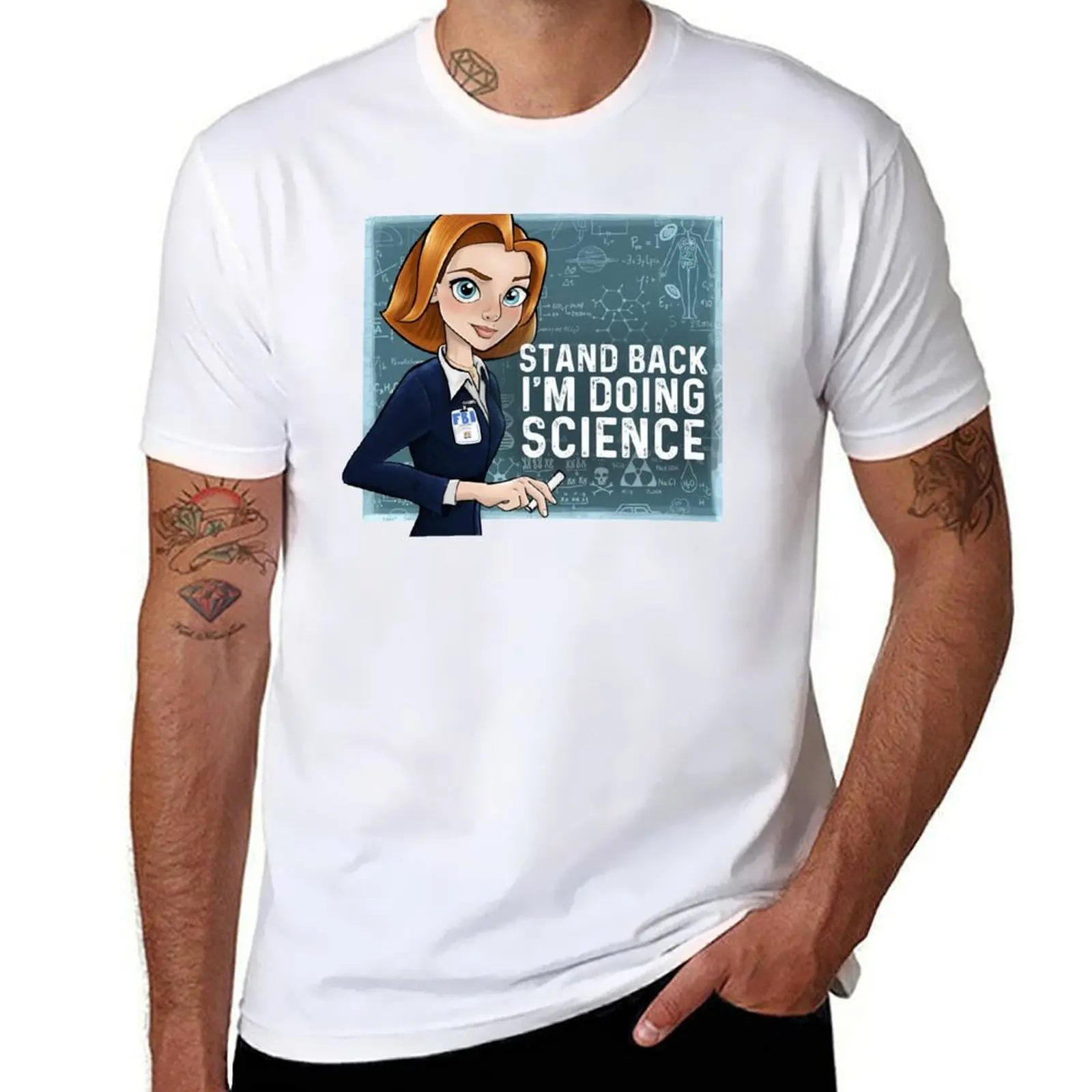 

Stand back I'm Doing Science Dana Scully T-Shirt t shirt custom print t shirt men 100% cotton luxury brand T-Shirt