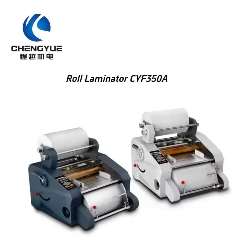 Desktop Thermal Laminator 350mm A3 Hot Roll Laminator With LCD Display and Sensor for Office School Photo Lamination