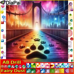 DIAPAI Fairy Dust AB Diamond Painting Full Square/Round Drill 5D DIY