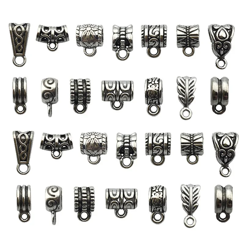 50pcs Alloy Tee Elbow Hanging Heads for Jewelry DIY Accessories Necklace Bracelet Pendant Connection Jewelry Buckle Wholesale