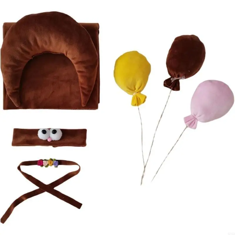 

Q22D Cloth Blanket Moon Pillow Baby Photography Record the Unforgettable Moments of Baby Growth for Keep Good Memories