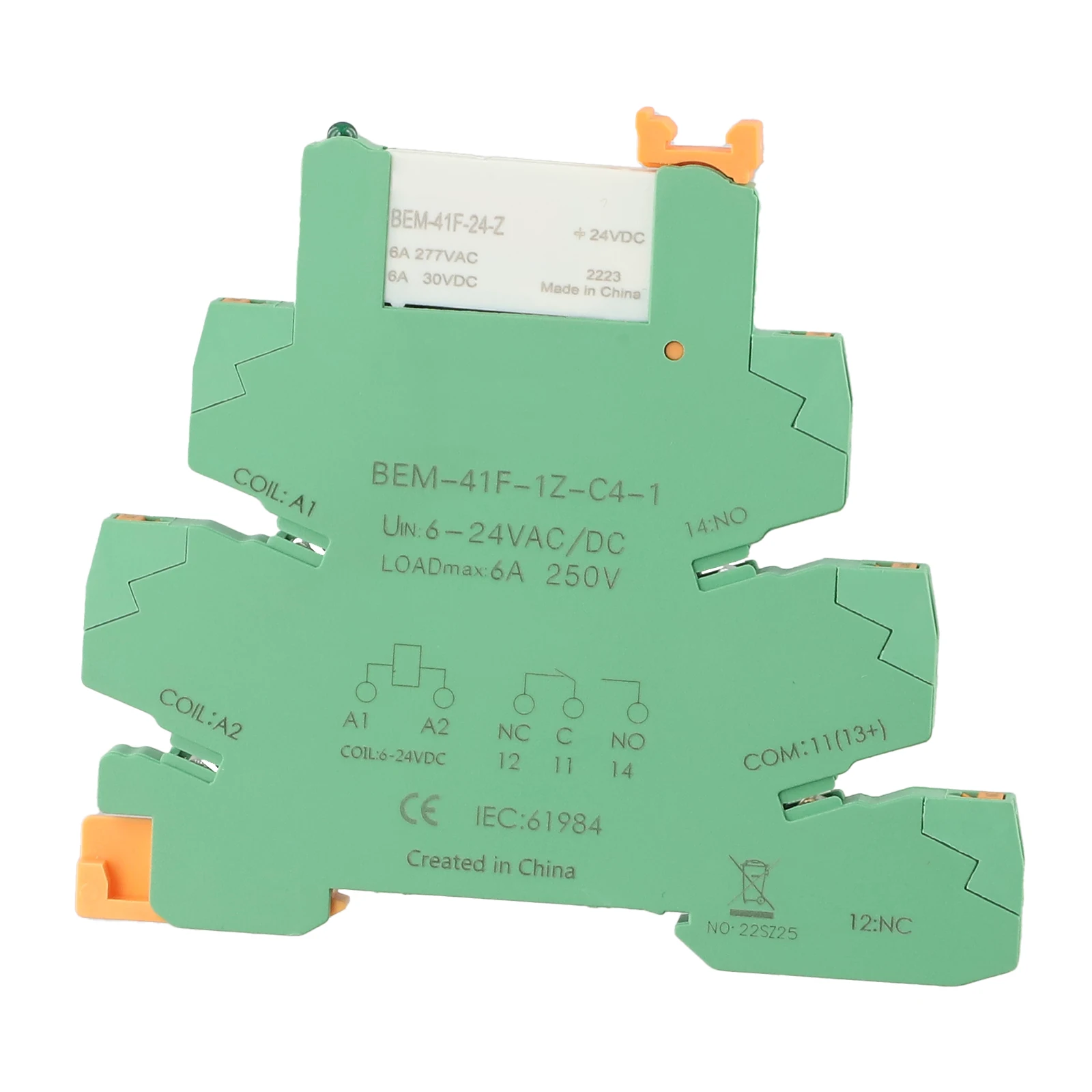 Ultra-thin Relay Module Module Spring Type Thin Chip BEM-41F-1Z-C4-1-R Relay 6A 250VAC Thin Electromagnetic Relay