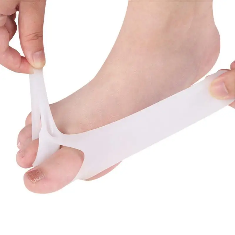 1 Paar weiche Zehenspreizer zur Korrektur von Hallux valgus, Abstandshalter und Polster für Hallux valgus, mit Gel-Schutz, zur Fußpflege. – Detail 6