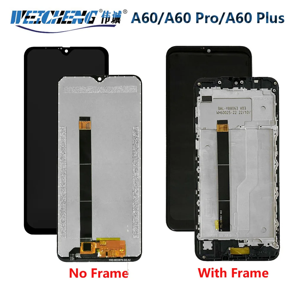 Original For Blackview A60 LCD Display Touch Screen Assembly For Blackview A60 Pro Screen LCD Display A60 Plus lcd with Frame